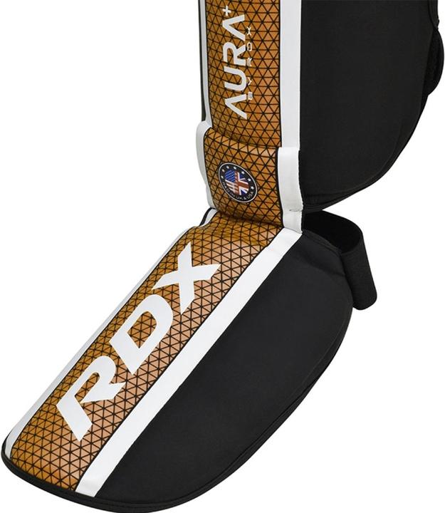 Actual product image Rdx Shin Instep Aura Plus T-17 Black Golden-M (M)