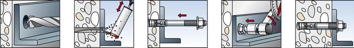 Immagine prodotto Fischer Bullone di ancoraggio R 88561 FAZ II 12/ 20K Acciaio elettrogalvanizzato elettrogalvanizzato (25 pz.)