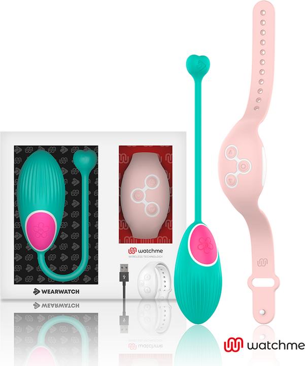 Actual product image Wearwatch Egg Wireless Technology Watch Aquamarine / Coral