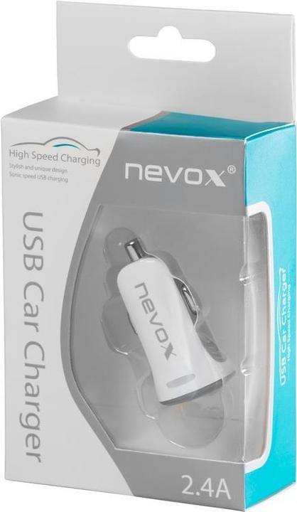 Image du produit Nevox Adaptateur USB de recharge pour voiture