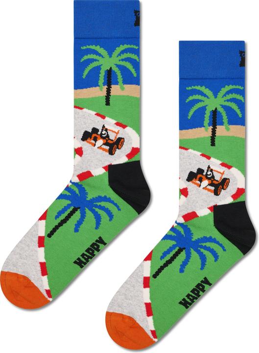 Immagine prodotto Happy Socks Confezione da 3 calzini Top Racer (confezione da 3, 41 - 46)