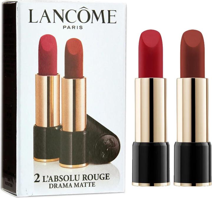 Image du produit Lancôme Set Duo, Lancome, L'Absolu Rouge, Matte, Cream Lipstick, 290, Drama, 2 pcs