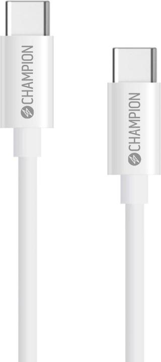 Immagine prodotto Champion Cavo USB-C 60 W, 2 m, bianco (2 m, 60 W)