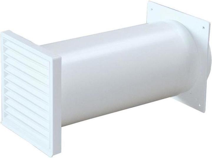 Produktbild AirTec Teleskop-Mauerdurchführung, braun f. System 125, m. Rundanschluss