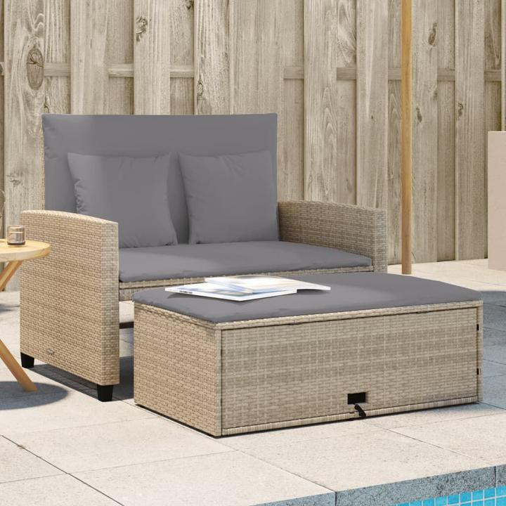 Produktbild VidaXL 2 Sitzer Gartensofa