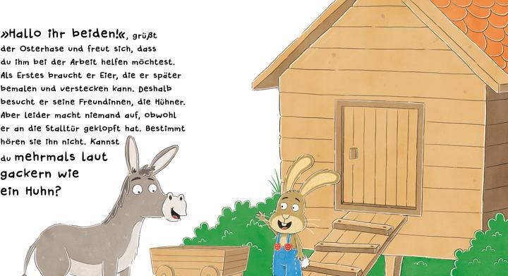 Produktbild Such den Osterhasen. Ein Oster-Mitmachbuch. Zum Schütteln, Schaukeln, Pusten, Klopfen und sehen, was (Deutsch, Nico Sternbaum, 2025)