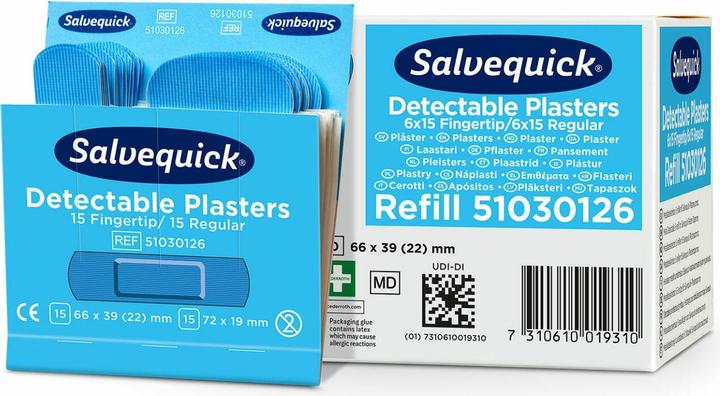 Image du produit Salvequick Recharge de bandes de pansements détectables (30 x)