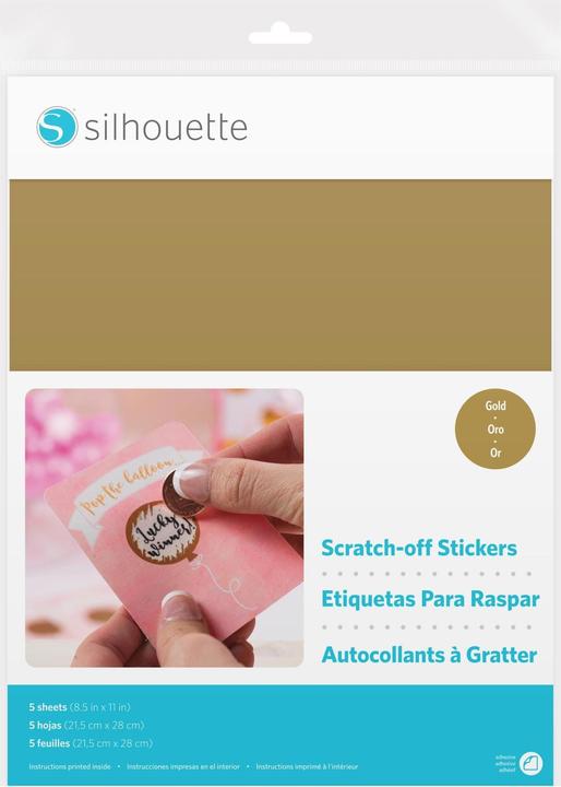 Actual product image Silhouette Paper stickers