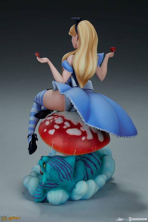 Actual product image Sideshow Fairytale Fantasies Collection "Alice in Wonderland" Statue