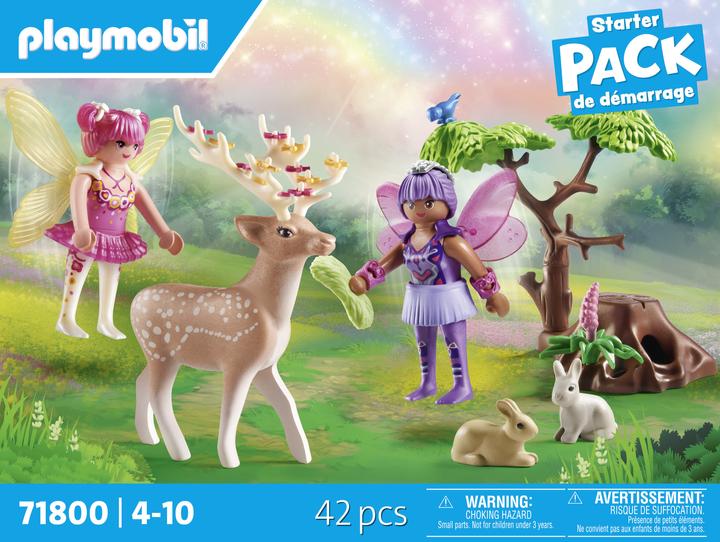 Productafbeelding Playmobil Feeën met schattige bosdieren (71800, Playmobil prinses magie)