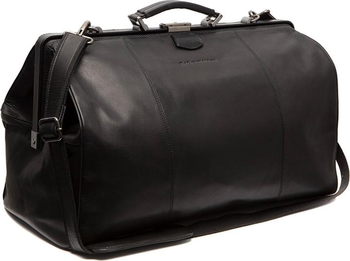 Produktbild The Vegan Cow Chesterfield Brand Leren Weekendtas Zwart Corfu (41.90 l)