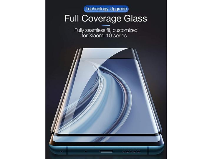 Actual product image Screenguard Xiaomi Mi 10 Full Screen Protective Glass Film 2.5D 9H (1 Piece, Xiaomi Mi 10)