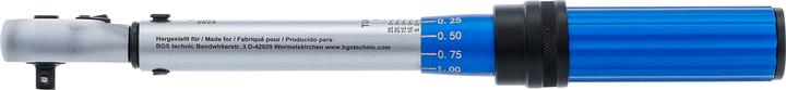 Actual product image BGS Torque spanner (1/4", 5 Nm, 25 Nm)