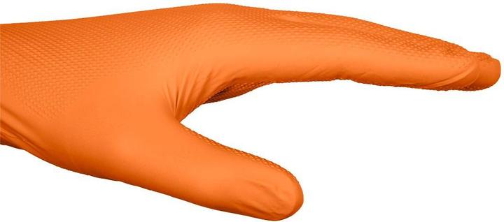 Actual product image Neo Nitrile gloves, orange, 50 pieces, size L (L)