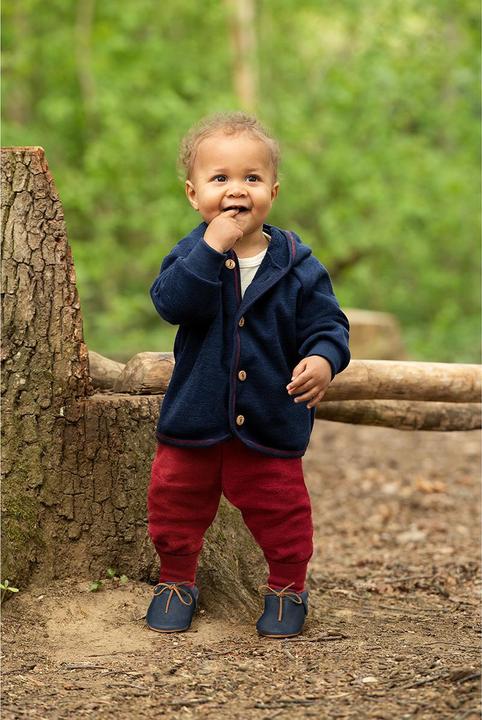 Immagine prodotto Engel Giacca con cappuccio per bambini con bottoni in legno (110, 116)