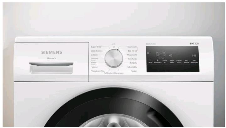 Actual product image Siemens WM 14 N 2 G 3 Washing machine (BC) B 7kg 1400U speedPack L Outdoor programme (7 kg, Left)