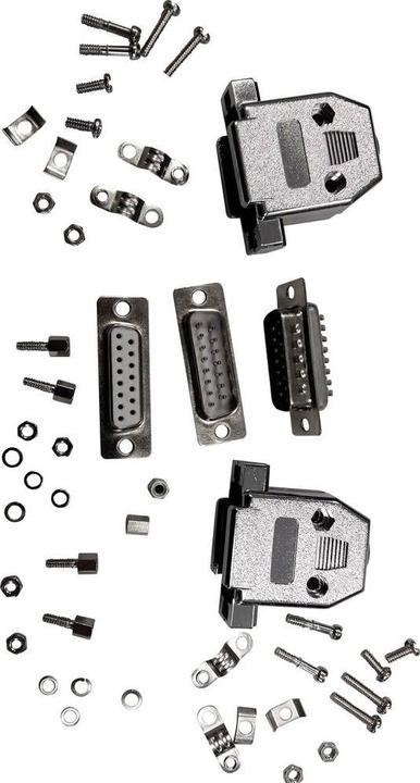 Actual product image BKL Electronic 10122000 D-SUB plug 180 ° Number of poles (num): 9 Soldering 1 set
