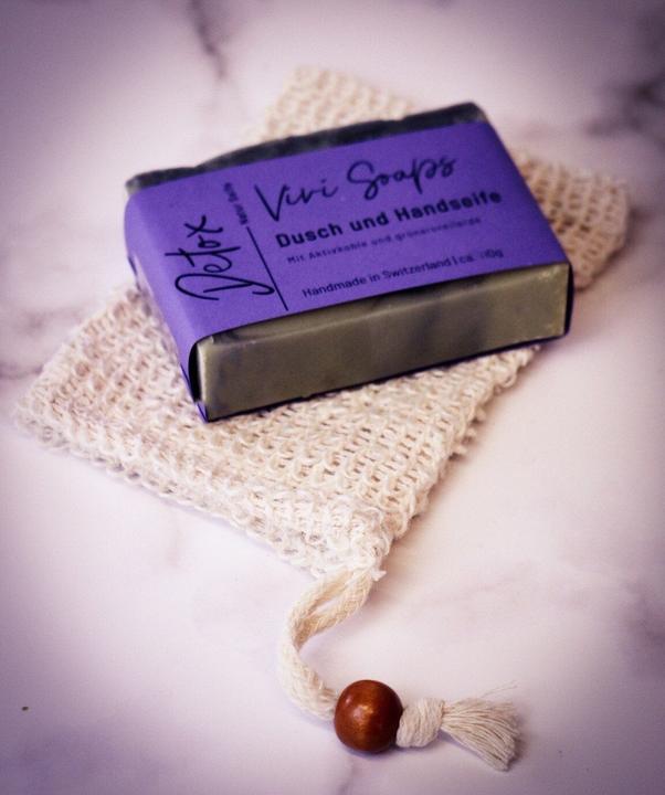 Produktbild Vivi Soaps Detox - Aktivkohle Seife (Hartseife)