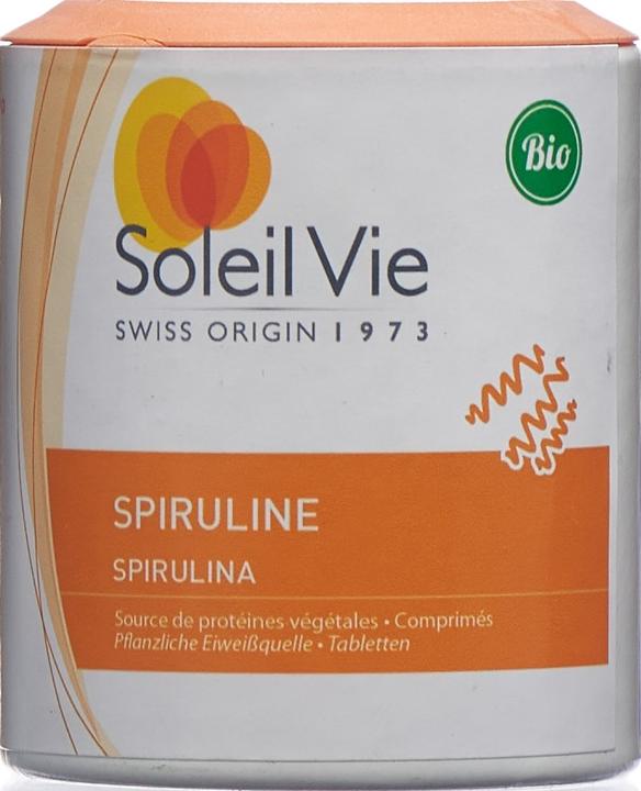 Immagine prodotto Soleil Vie Spirulina da coltura biologica in acqua Tabl (180 Pezzo/i, Pillole, 114 g)