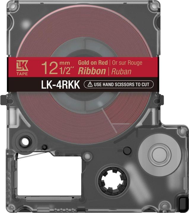Produktbild Epson Etikettenkassette Lk-4rkk (1.20 cm, Gold, Rot)