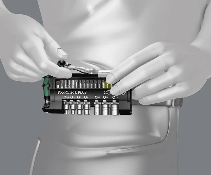 Produktbild Wera Tool-Check PLUS (Kreuz Phillips PH M2, Innensechsrund TX M20, Innensechsrund TX M25, Kreuz Phillips PH M1, Innensechsrund TX M15, Kreuz Pozidriv PZ M3, Innensechsrund TX M30, Kreuz Phillips PH M3, Kreuz Pozidriv PZ M2, Innensechsrund TX M10, Innensechsrund TX M40, Kreuz Pozidriv PZ M1)