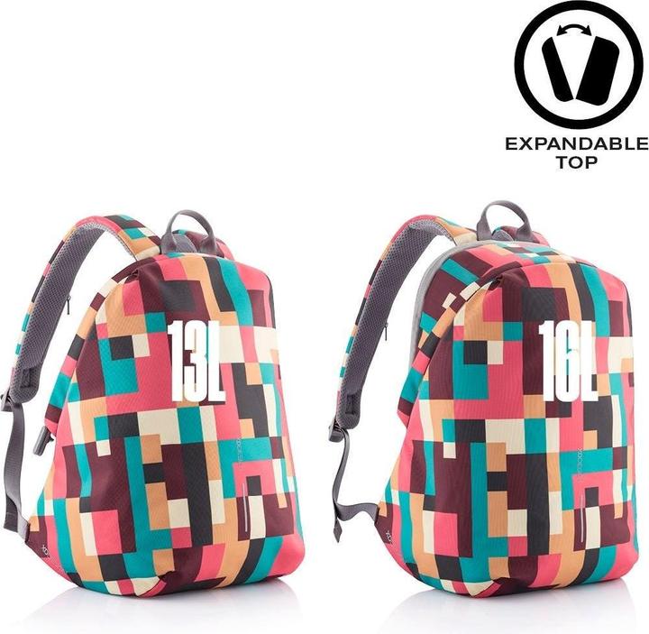 Actual product image XD Design PLECAK ANTYKRADZIEŻOWY BOBBY SOFT GEOMETRIC P/N: P705.867 (16 l)
