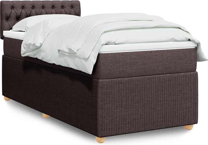 Image du produit VidaXL Bo x lit de saut avec matelas 90 x 190 cm Tissu (90 x 190 cm, 90 x 190 cm)