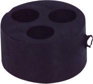 Produktbild Jacob Multipakning Perfect M32 kabel Ø 3x8 mm TPE gummi, sort
