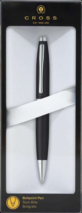 Produktbild Cross Drehkugelschreiber Calais Mattschwarz (Mattschwarz, 1 x)
