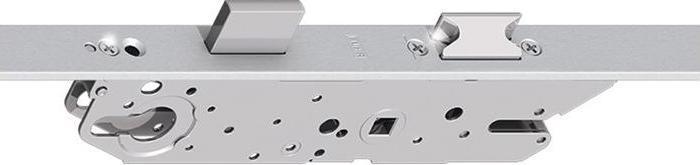 Produktbild Fuhr Mehrfachverriegelung Multisafe PZW 20/45/92/8 mm Flachstulp silberfarbig 2170 mm Bolzenriegel