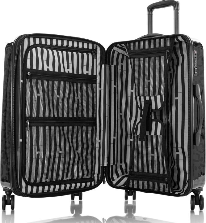Actual product image Heys Black Leopard Fashion Spinner -matkalaukku (87 l)