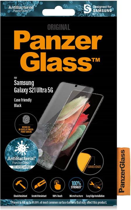Immagine prodotto PanzerGlass Impronte digitali CaseFriendly (1 Pezzo/i, Samsung Galaxy S21 Ultra 5G)