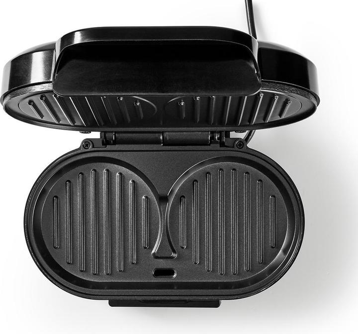 Produktbild Nedis Hamburger Macher | 1000 W | 10.5 cm | Automatischer Temperaturkontrolle | Kunststoff / Metall