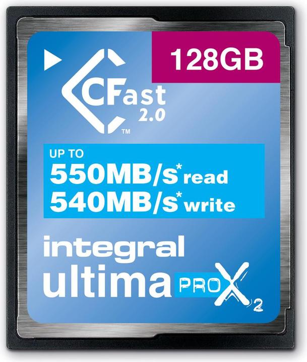 Produktbild Integral Memory Cfast Ultima Pro X2 (128 GB, CFast 2.0)
