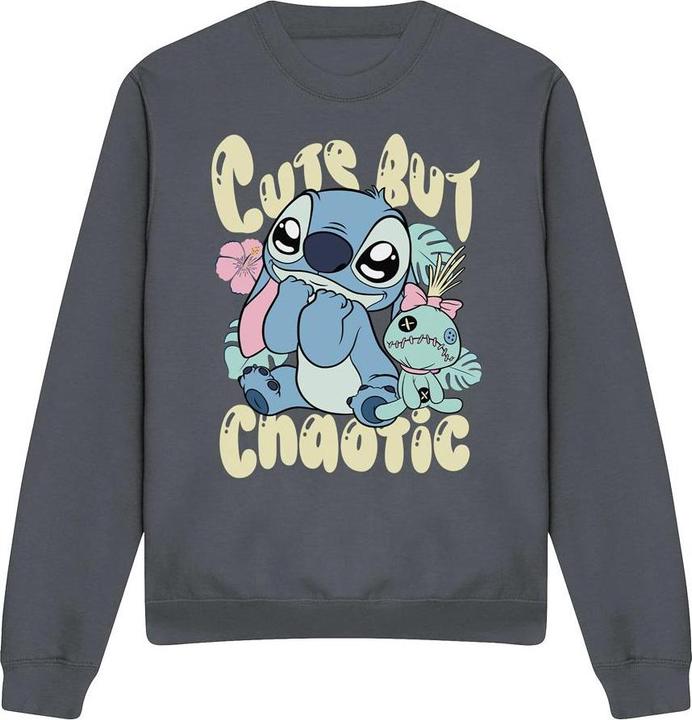 Produktbild Lilo & Stitch Cute But Chaotic Sweatshirt Rundhalsausschnitt (S)