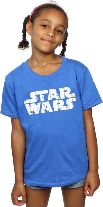 Immagine prodotto Star Wars Christmas Logo Maglietta Ragazze (140, 146)