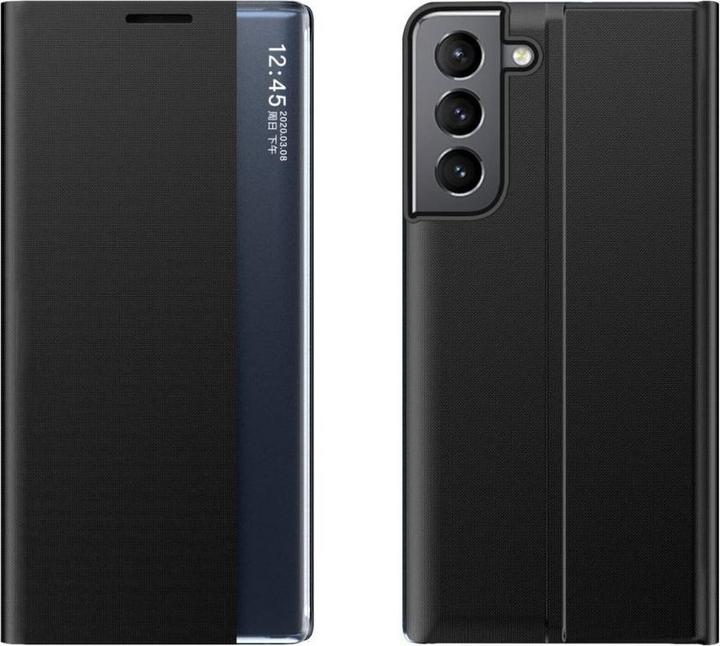 Produktbild Hurtel Neues Sleep Case für Samsung Galaxy A14 Cover mit Klappständer schwarz (Samsung Galaxy A14)