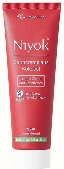 Image du produit Niyok Dentifrice Huile de coco Orange sanguine & Basilic 75 ml (75 ml)