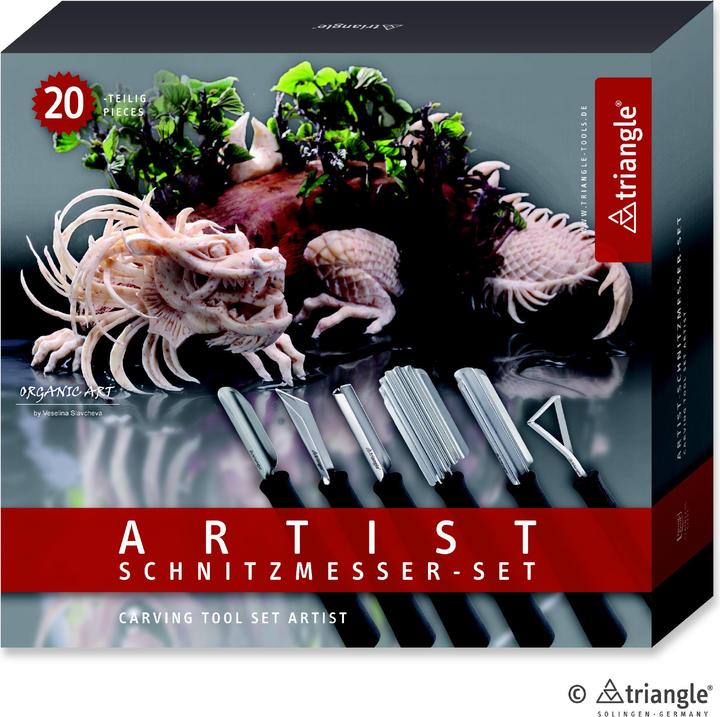 Actual product image Triangle Carving set Artist