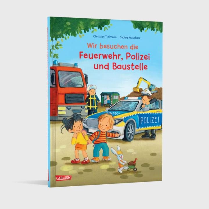 Image du produit Livres d'images Max : nous rendons visite aux pompiers, à la police et au chantier de construction (Allemand)