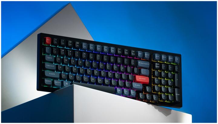 Actual product image Keychron Key K4Pro 96% Alu RGB Key Red H K4P-H1-EN (DE, Wireless)