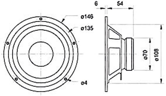 Actual product image Visaton HiFi woofer W 130 S, 8 Ohm