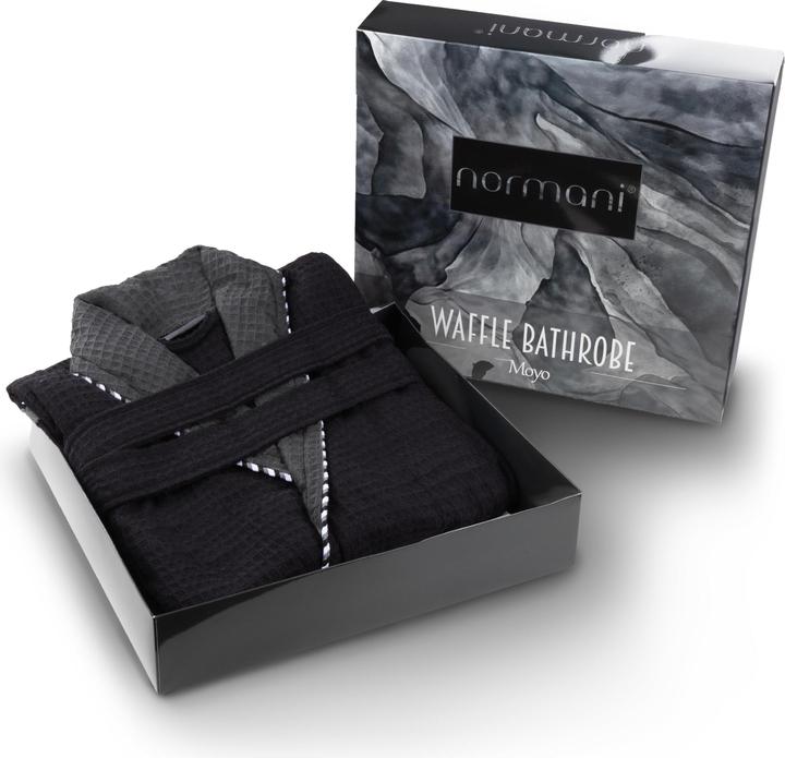 Produktbild Normani Herren Bademantel Waffelpique Moyo (S/M)