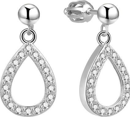 Image du produit Beneto Boucles d'oreilles en argent avec zircons TAGUP1632