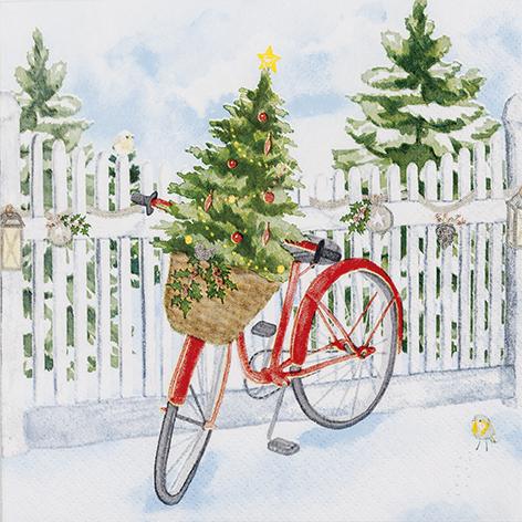 Home Fashion Christmas Bike (20 x, 33 x 33 cm)