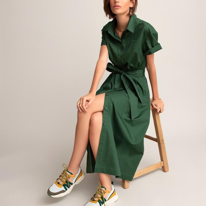 Immagine prodotto La Redoute Collections Abito blusa con cintura da annodare (40)