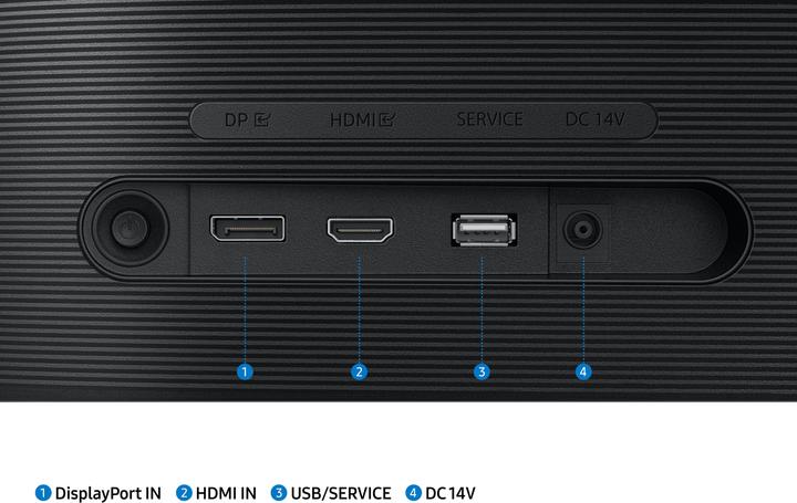 Produktbild Samsung ECRAN 24 S24C332GAU NOIR 1920X1080 IPS 16:9 1MS 250CD/M 100HZ 1000:1 1 (1920 x 1080 Pixel, 24")