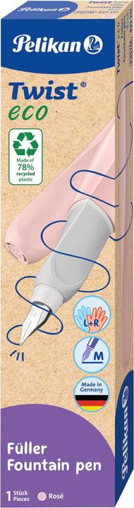 Pelikan Twist Fllhalter eco, ros' (Rose, 1 x)