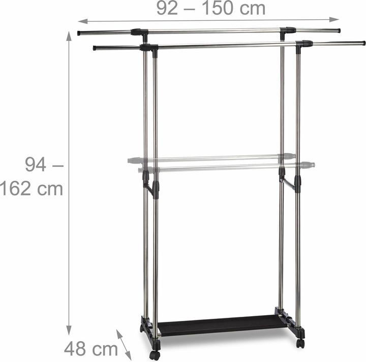 Actual product image Relaxdays Firewood rack (230 x 36 x 103 cm)