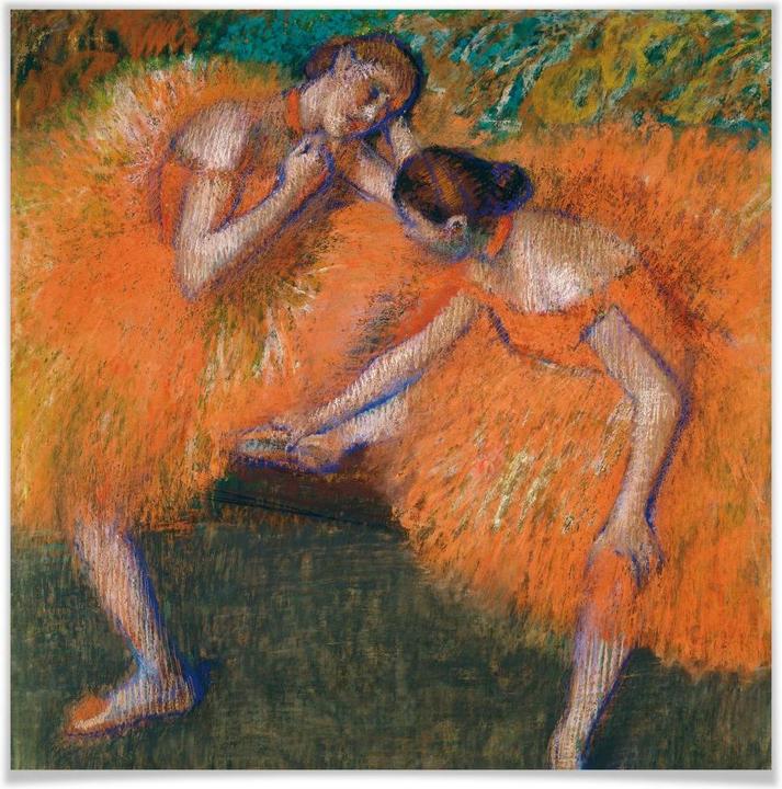 Image du produit Trenddeko Degas - Deux danseurs (60 x 60 cm)